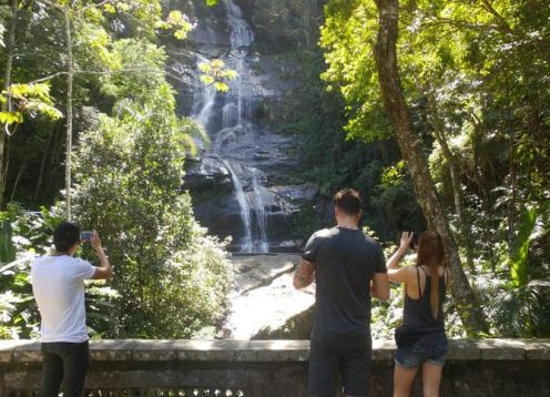 Recorrido por los principales lugares de interés de Río de Janeiro, incluidos los pasos de Cristo Redentor y Selaron. Ro de Janeiro, BRASIL