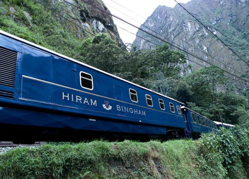 EXCURSION A MACHU PICCHU EN TREN DE LUJO HIRAM BINGHAM. Cusco, PERU